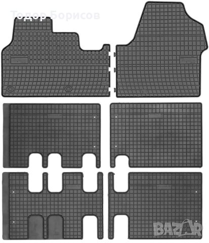 Стелки гумени за Citroen Jumpy III (1/2/3 ред) 2016- /547433+402409+402416/, снимка 2 - Аксесоари и консумативи - 43734211
