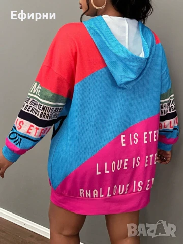 Дамски суичър, Голям размер суичър, снимка 2 - Суичъри - 51309645