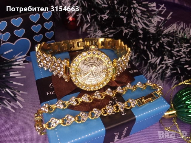 Дамски часовник с гривна , снимка 2 - Дамски - 52870113