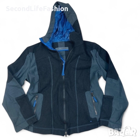 Спортно яке Marc Cain с качулка, вълна полиестер дамско размер M-L