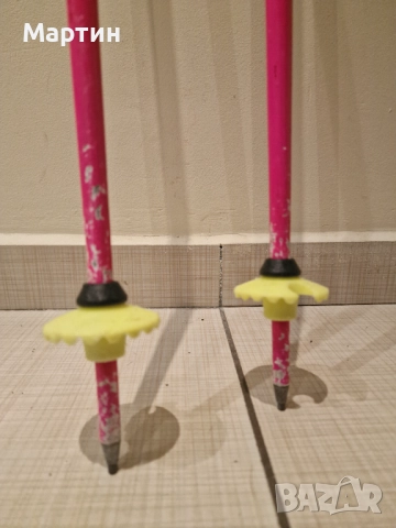 LEKI щеки 95 см neon pink розови WC Lite Airfoil, снимка 2 - Зимни спортове - 52541874