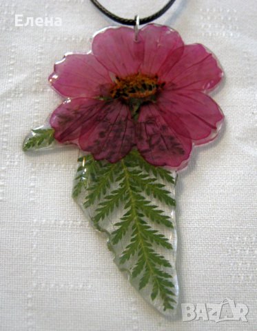 Бижута с естествени  цветя 1