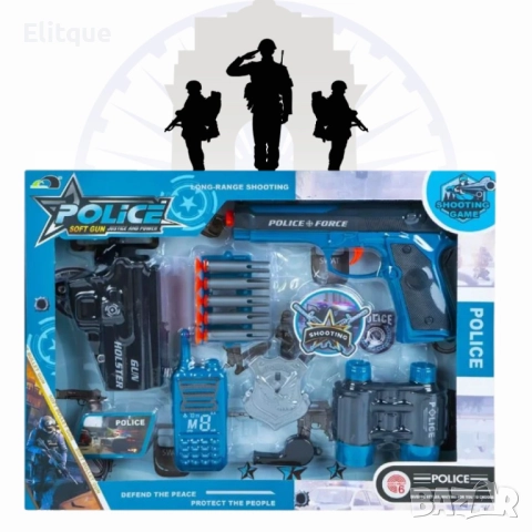 Детски полицейски комплект 7 части, снимка 3 - Други - 52745108