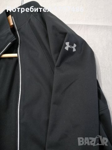 Черно яке-горнище Under Armour, снимка 4 - Якета - 35258232