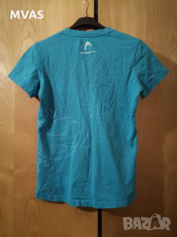 Нова синя дамска тениска М размер 100% памук, снимка 2 - Тениски - 32985637