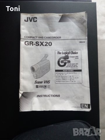 Видео камера JVC GR-SX20, снимка 5 - Камери - 32940497