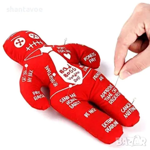 Вуду кукла Bad Boss , снимка 5 - Подаръци за мъже - 49370121