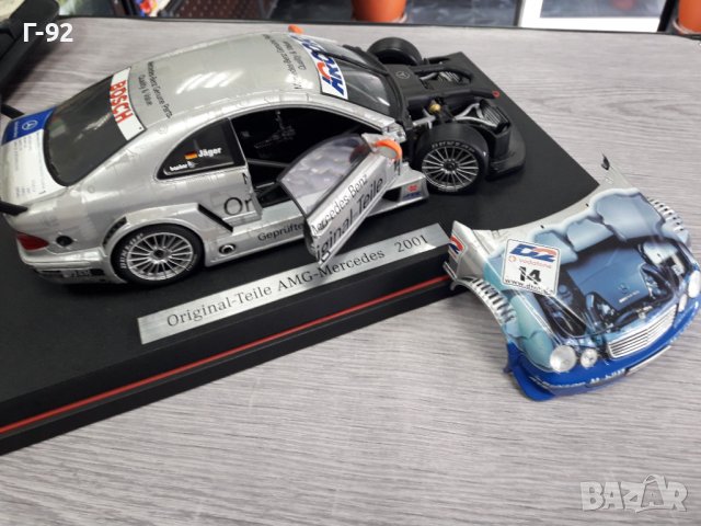 B66962136**DTM-AMG-CLK-2001**NEU**MERCEDES**КОЛЕКЦИОНЕРСКИ МОДЕЛ ** Наличен**