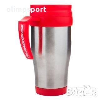 Чаша от неръждаема стомана max нова  Пластмасова дръжка Побира 450 мл. от любимите ви напитки Капакъ, снимка 3 - Термоси - 33583003