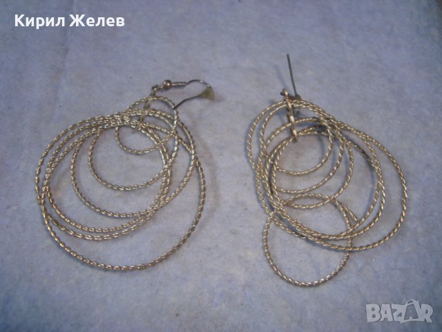 ПОСРЕБРЕНИ СТИЛНИ МОДНИ АРТ ОБЕЦИ РЪЧНА ИЗРАБОТКА 27678