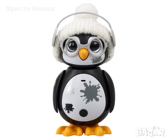 Интерактивен мини пингвин Silverlit черен, снимка 6 - Други - 53586806