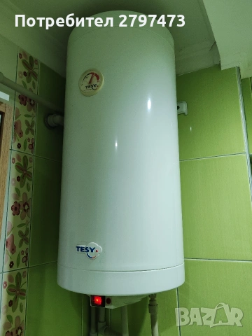 Бойлер 50 литра Tesy работещ, снимка 2 - Бойлери - 53370431