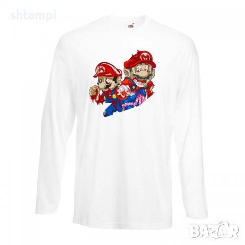 Мъжка тениска Mario Zombie 2 Игра,Изненада,Подарък,Празник,Повод, снимка 4 - Тениски - 37237436