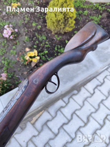 Автентична капсулна дамаскова пушка, снимка 17 - Антикварни и старинни предмети - 52788340