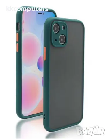 Калъф силикон Cam Guard Мат /зелена рамка/ за Realme C53 Баркод : 3129662