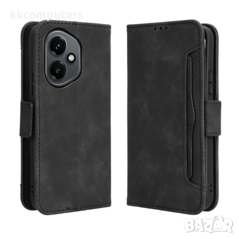 Honor 400 5G Кожен Калъф Портфейл с Джобове за Карти + Протектор | Черен, Тъмносин, Кафяв, Розов, Че, снимка 4 - Калъфи, кейсове - 50513645