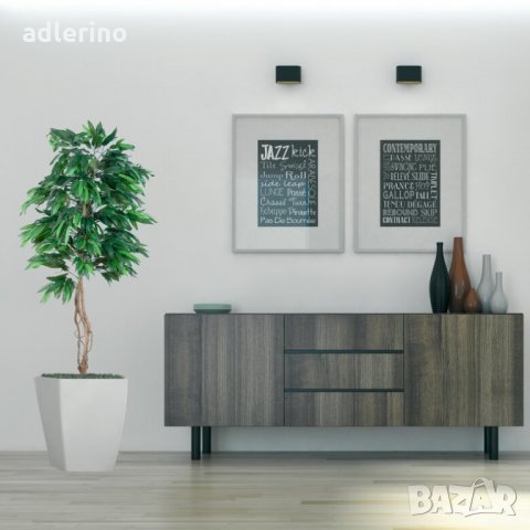 Манго - изкуствено растение, изкуствено дърво, декорация за офис - 180 см, снимка 5 - Изкуствени цветя - 34160869