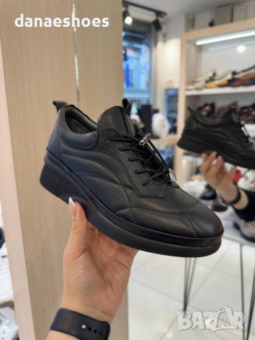 Дамски обувки на платформа от естествена кожа , снимка 4 - Дамски ежедневни обувки - 43099832