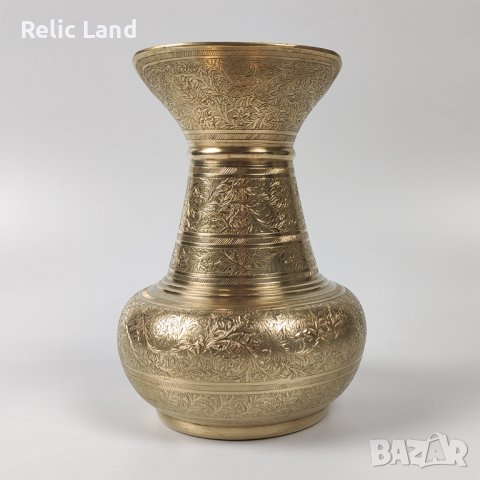 Стара бронзова кана Индия, снимка 2 - Антикварни и старинни предмети - 43946919