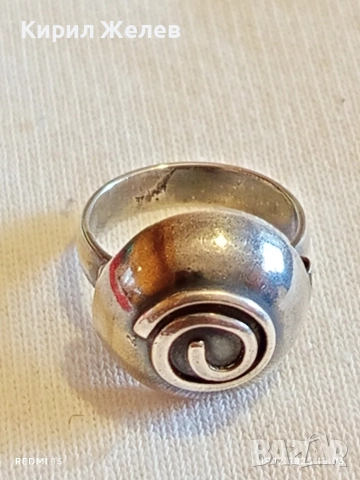 Дизайнерски сребърен пръстен АРТ БИЖУ нестандартен дизайн много красив 52319, снимка 7 - Пръстени - 52848138