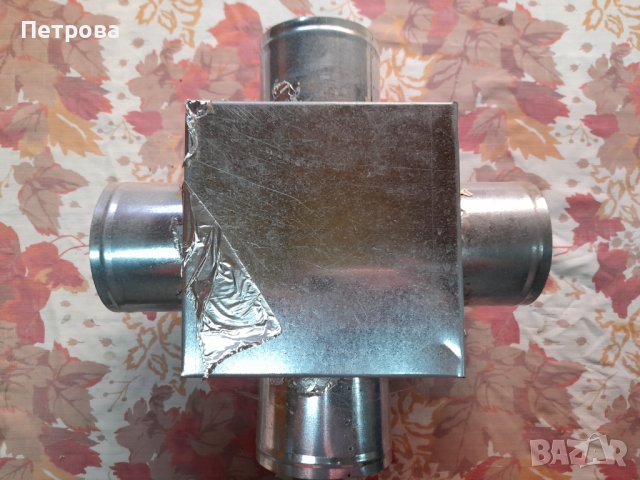 Четворник за камина с въздуховоди, снимка 1