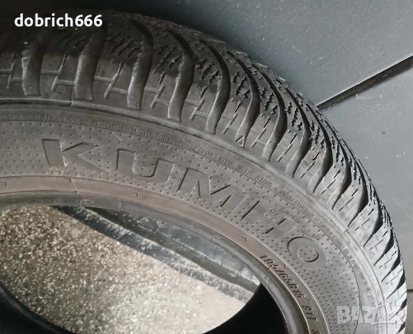 195/65/15 зимна гума Kumho, снимка 2 - Гуми и джанти - 52917398