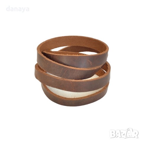 3310 Кожена гривна унисекс, снимка 4 - Гривни - 42956934