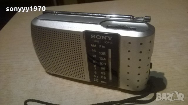 sony icf-8 джобно радио-внос холандия, снимка 5 - Радиокасетофони, транзистори - 27696846