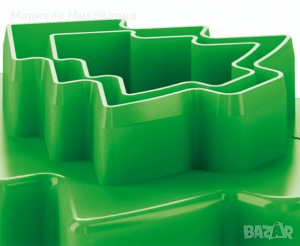 Комплект форми за сладки, коледна елха, 4 размера., снимка 7 - Форми - 52834302