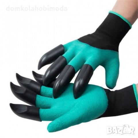 Удобни градински ръкавици с нокти за лесно разравяне, снимка 3 - Градински инструменти - 28249816