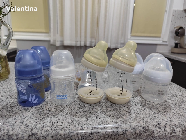 Бебешки шишета почти нови , снимка 3 - Прибори, съдове, шишета и биберони - 53572182