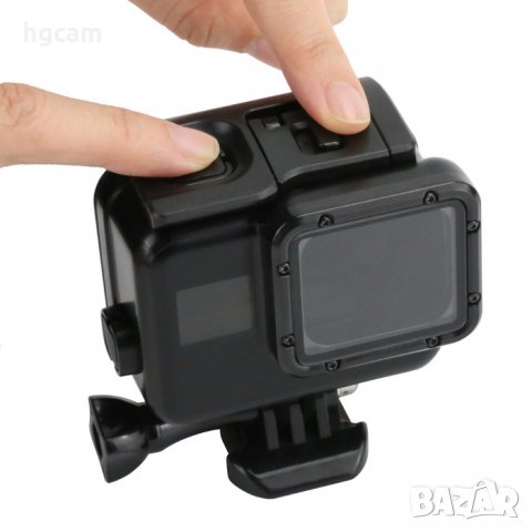 Водоустойчив корпус Black edition за GOPRO HERO 5/6/7/New(2018), снимка 6 - Камери - 27772919