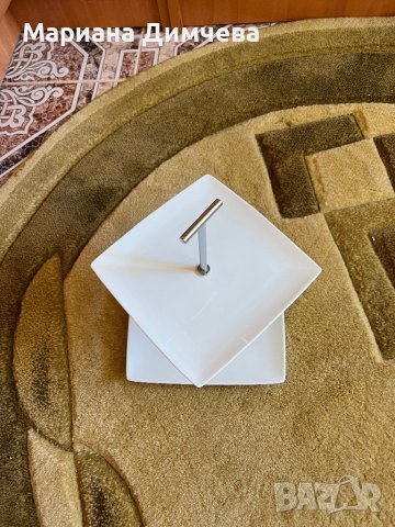 Елегантна двуетажна етажерка за всякакъв вид хапки, снимка 3 - Прибори за хранене, готвене и сервиране - 39194466