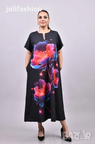 Рокли едри жени, снимка 13 - Рокли - 26131562