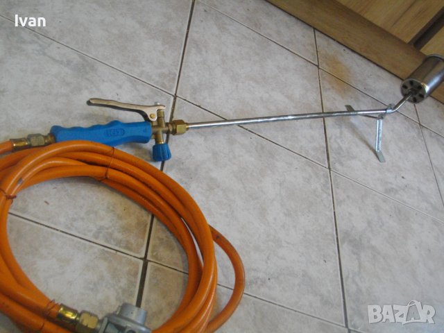 Газова Горелка 90см/70см-За Хидроизолации/Покриви-Италия-Маркуч 2/5м-Вентил 30/50mbar-Нов Вентил GOK, снимка 13 - Други инструменти - 40001917