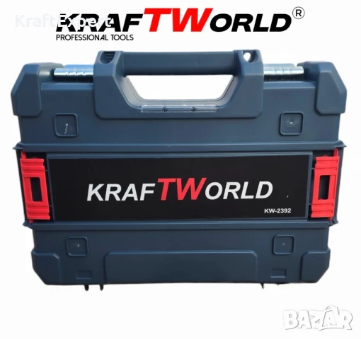 Акумулаторен Винтоверт и Безчетков Ъглошлайф KraftWorld, снимка 5 - Винтоверти - 50482821