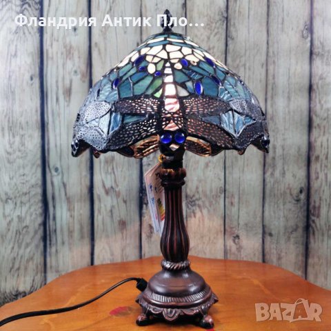 Настолна лампа - Водно конче (синя), снимка 2 - Настолни лампи - 43313880