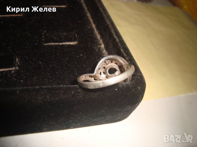 Стар СРЕБЪРЕН РЕТРО АРТ ПРЪСТЕН УНИКАТ РЪЧНА БИЖУТЕРСКА АЖУРНА ФЛОРАЛНА ИЗРАБОТКА СРЕБРО 22725, снимка 7 - Антикварни и старинни предмети - 33133885