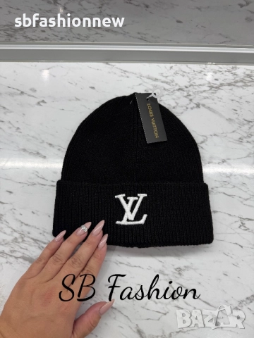 Louis Vuitton шапка с пух или без, снимка 2 - Шапки - 52547919