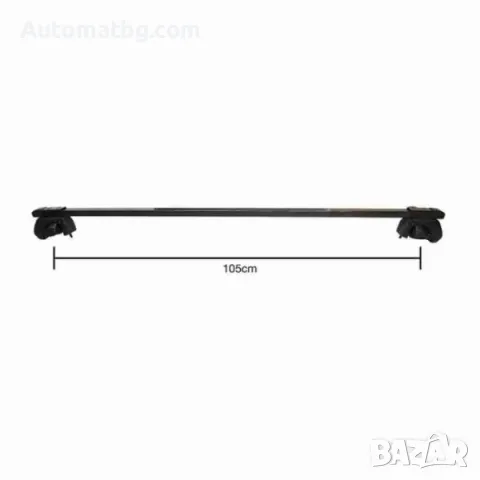 Напречни греди Automat, Багажник с ключ, 120см и 130см, До 75кг, снимка 3 - Аксесоари и консумативи - 48788714
