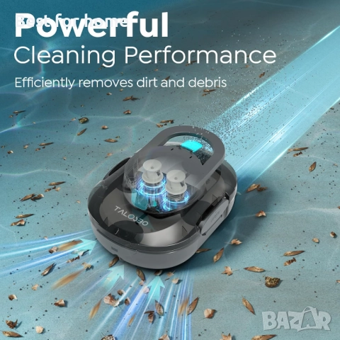 Pleco S1 Безжична роботизирана прахосмукачка за басейни, снимка 2 - Басейни и аксесоари - 51855645