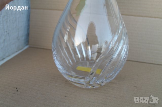 Немско кристално шише за алкохол, снимка 5 - Антикварни и старинни предмети - 43573477