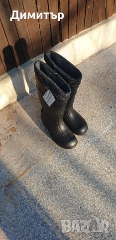 Чисто нови гумени ботуши № 42 със цели зимни стелки., снимка 4 - Мъжки ботуши - 43862906