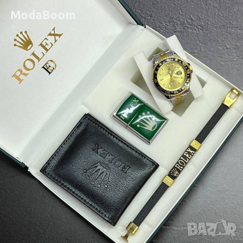 💥🆕Rolex уникални мъжки подаръчни комплекти / различни цветове🆕💥, снимка 5 - Бижутерийни комплекти - 43573552