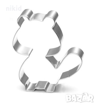 Енот Ракун метална форма резец украса бисквитки фондан, снимка 1 - Форми - 27285469