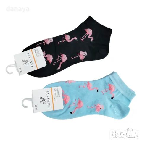 5620 Атрактивни дамски чорапи Фламинго, снимка 4 - Дамски чорапи - 48652418
