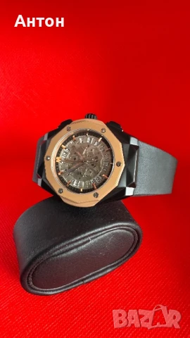 Мъжки часовник Hublot с автоматичен механизъм, снимка 15 - Мъжки - 50988439