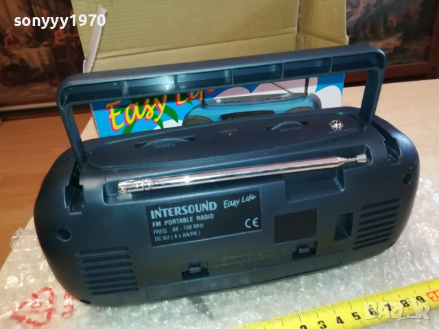 INTERSOUND EASY LIFE NEW-ВНОС SWISS 0501241634, снимка 4 - Радиокасетофони, транзистори - 43673288