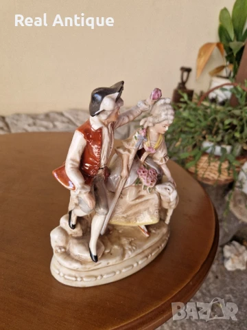 Стара рядка антикварна колекционерска порцеланова фигура Royal Copenhagen , снимка 4 - Колекции - 50687664