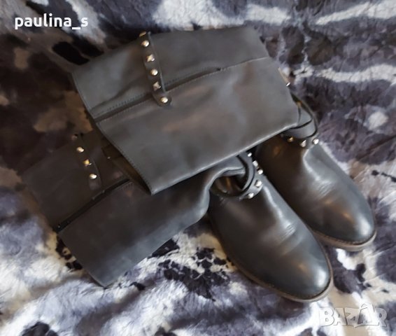 D-code / Маркови дамски ботуши от естествена кожа / номер 39, снимка 4 - Дамски ботуши - 43880428